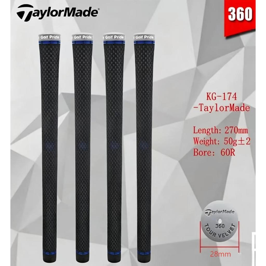 Pronto Estoque Punhos De Golfe TaylorMade KG-174 Tour Velvet 360 , Substituição 60R De Borracha Perfurada Antiderrapante