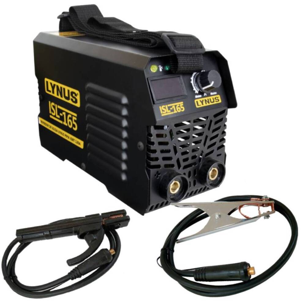 Inversora de solda 120A para eletrodo e Tig DC - ISL165S - Lynus