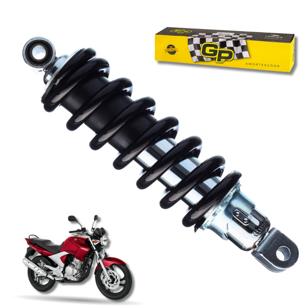 Amortecedor Fazer 250 2006 A 2017 Gp Prolink Traseiro Com Regulagem