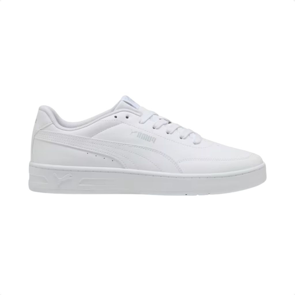 Tênis Casual Masculino Puma Court Classic Clean BDP Liso Leve Confortável Casual Dia a Dia Versátil