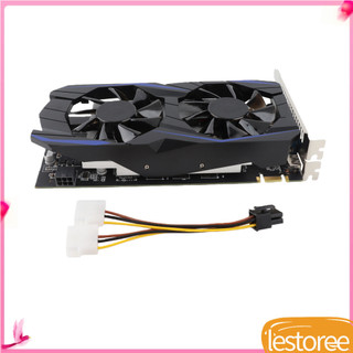 lestoree.br Placa Gráfica GTX1050TI com Cooling Dual Fans Desktop PC HD 4G Memória para Jogos
