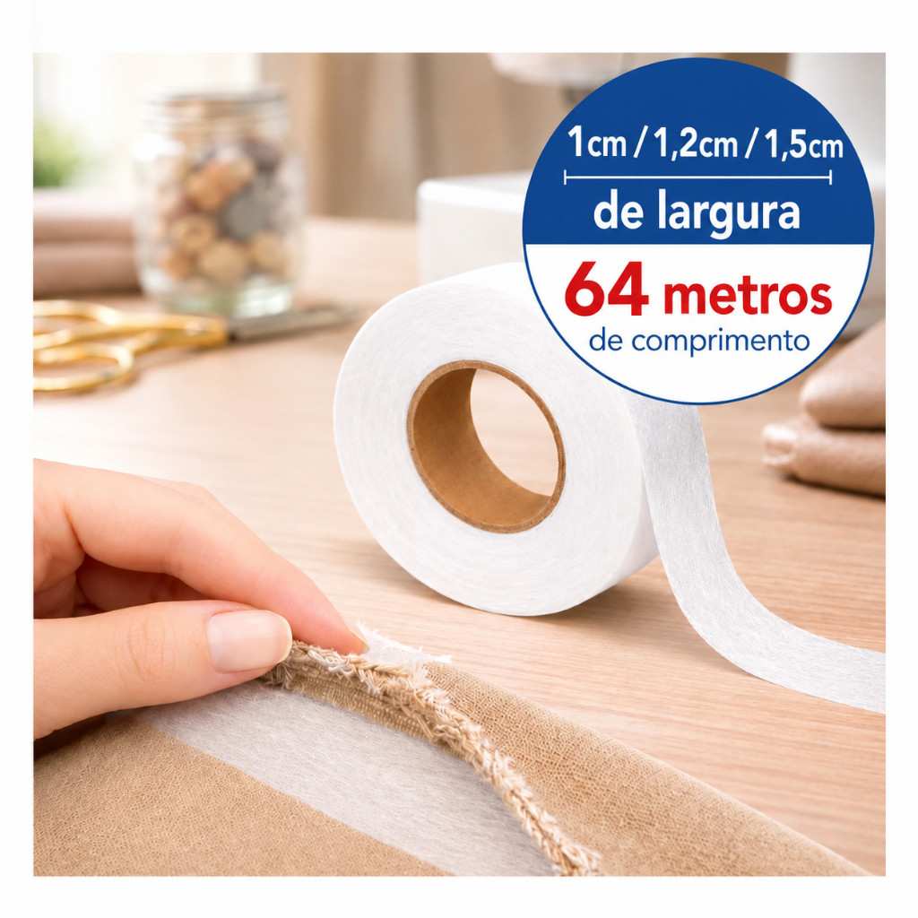 Bainha Mágica Instantanea Dupla Face (Fita Termocolante) Diversos Tamanhos!