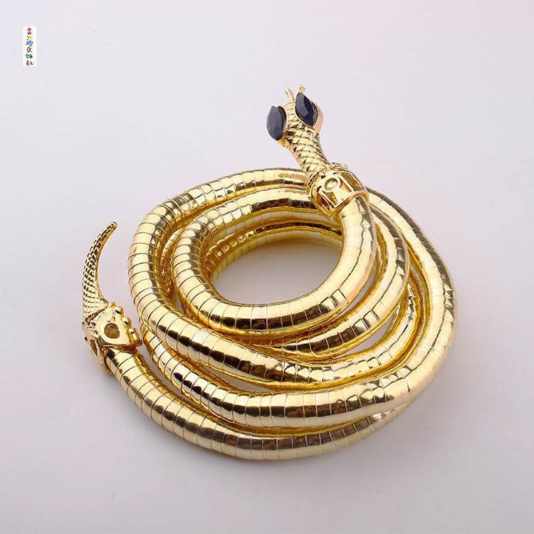 Europeu americano Cross-Border enrolamento em forma de cobra abertura única forma Casual colar colar feminino usa mais p