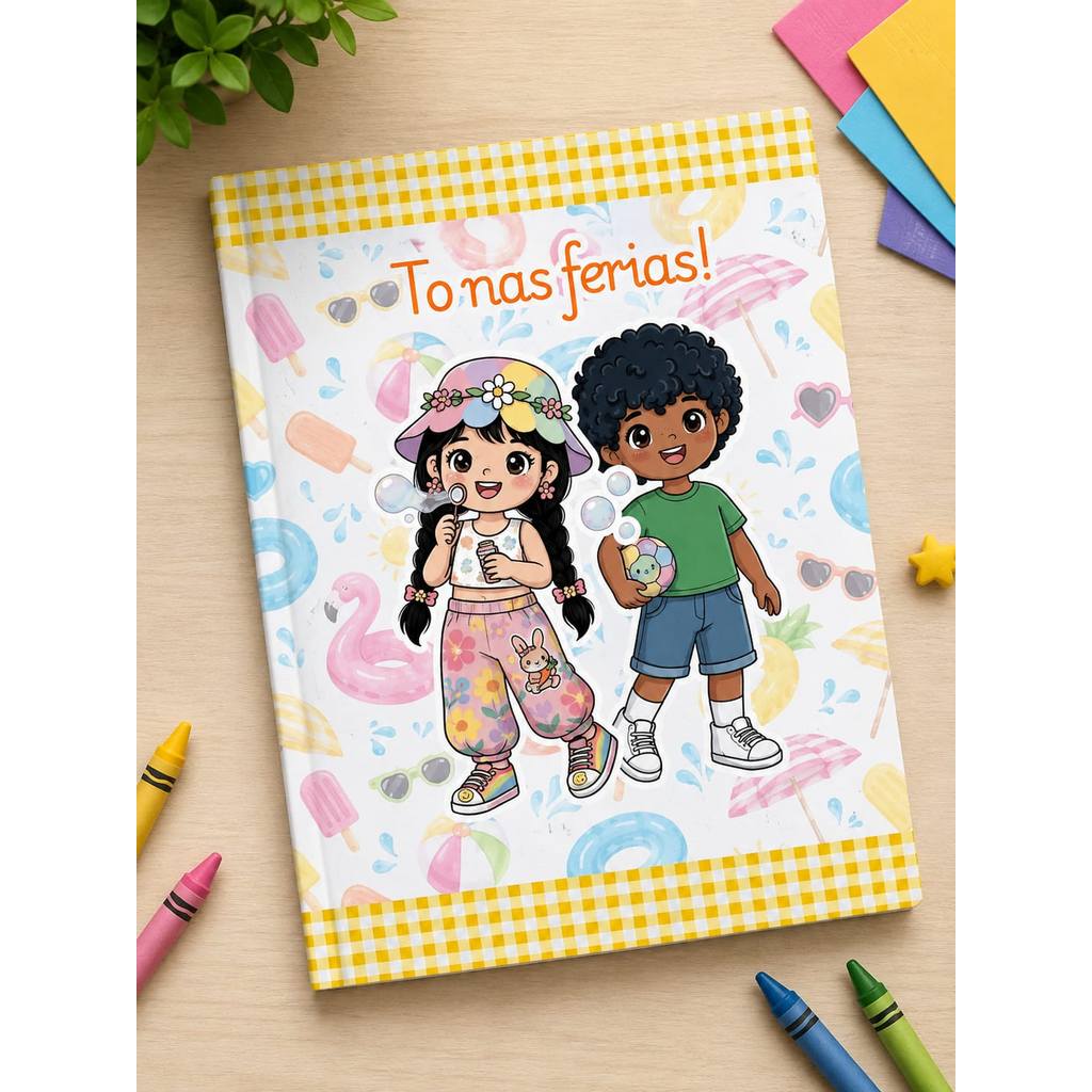 Livrinho de Colorir Revistinha Personalizado DIA DAS CRIANÇA FERIAS Infantil  Festa Lembrancinha Aniversario todos temas
