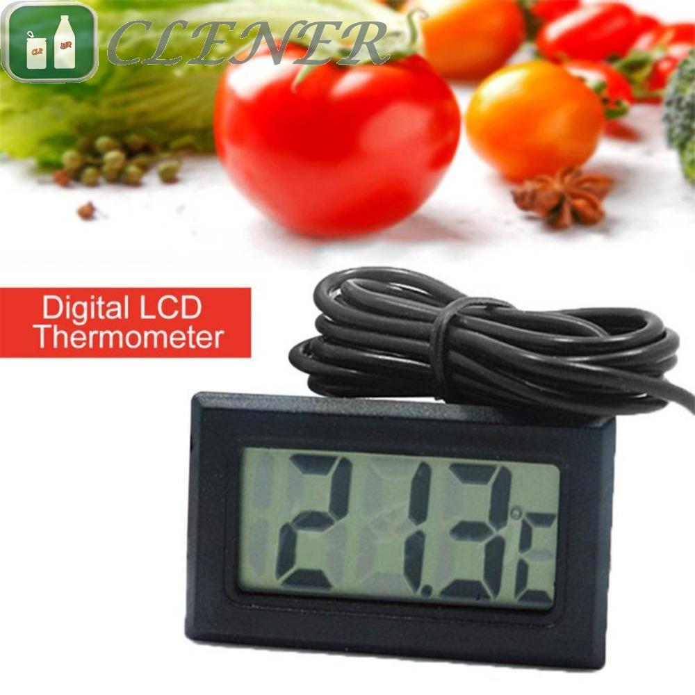 Sensor De Temperatura Mais Limpo Termômetro Higrômetro Mini Medidor De Umidade Eletrônico Digital