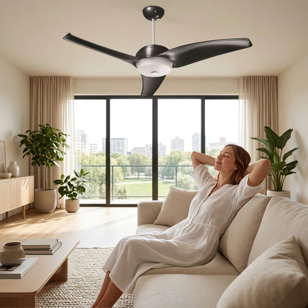 VENTILADOR DE TETO LATINA VT633 LUMINARIA SILENCIOSO PRETO 127V — imagem 2 de 2