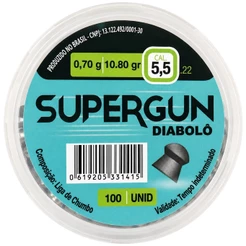 Chumbinho Technogun Supergun Diabolô 5.5mm (.22) - 100un