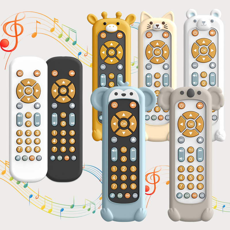 Simulação de tv infantil controle remoto crianças tv controle remoto música aprendizagem precoce brinquedos educativos d