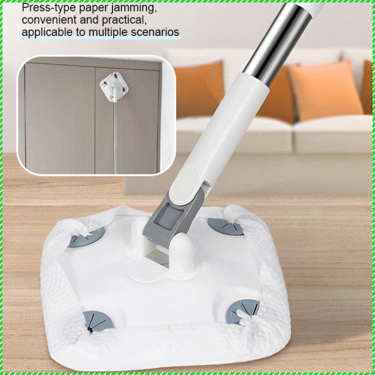 【Fácil Limpeza】JC Mop Retrátil Para Limpeza Doméstica Mop Giratório/Mop Sem Mãos/Mop Casa