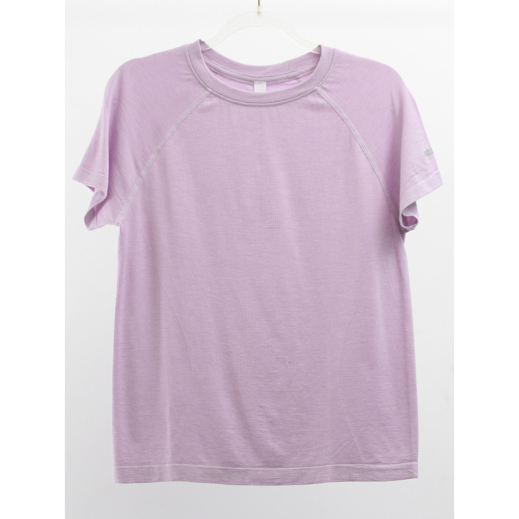Lazer esportes estilo Merino lã esportes de manga curta feminino respirável antibacteriano Yoga Pilates Fitness esportes