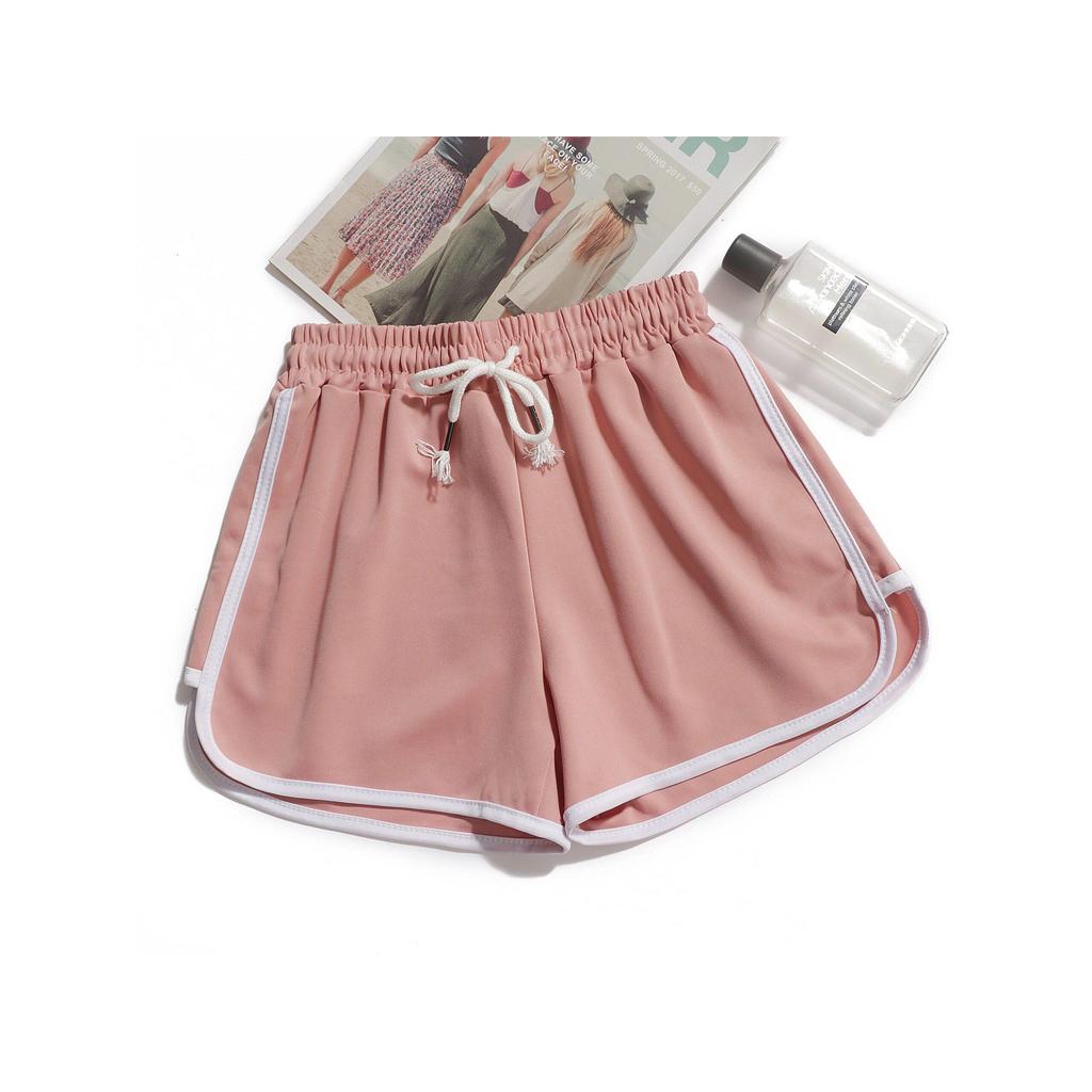 Novo estilo esportivo shorts de três pontos Yoga mais magro olhar solto tamanho grande shorts feminino calças quentes ca