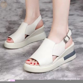 2022 Sandálias De Verão Confortáveis Plataforma Feminina/Chinelo Feminino