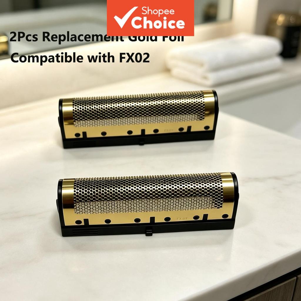 2 Peças Folha de Substituição Compatível com BaByliss PRO FX02, Acessórios para Barbeador