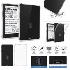 Capa Protetora , Leitor De E-Book Transparente De TPU Macio , De Absorção De Choque Para XTEINK X4Pro