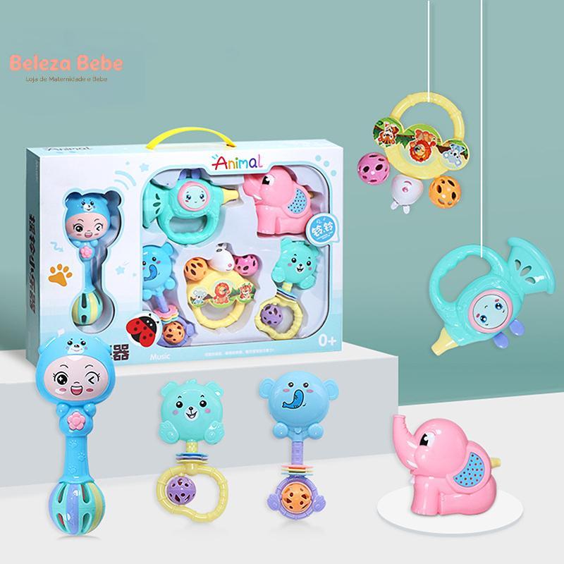 Belaeza Bebe 1/7 Pçs Mordedor Sensorial Recém-Nascido Jogos De Desenvolvimento Do Bebê Chocalhos Brinquedos Educativos B