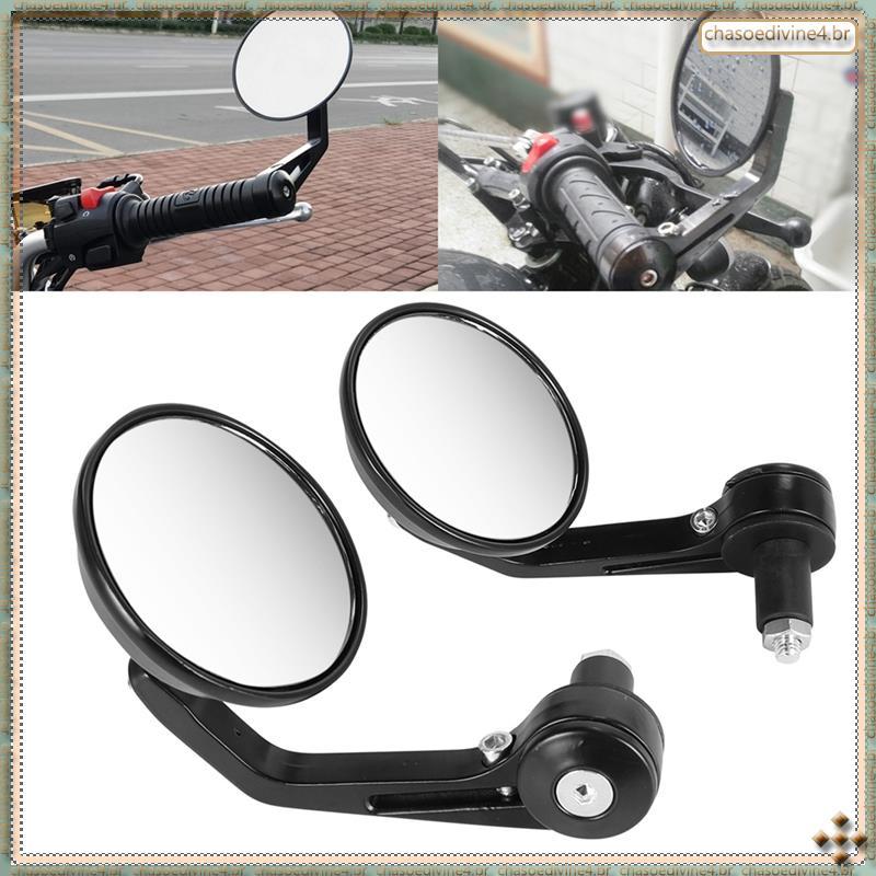 [Ykr] Espelho Retrovisor Lateral Para Guidão De Motocicleta , Acessórios Motocicletas