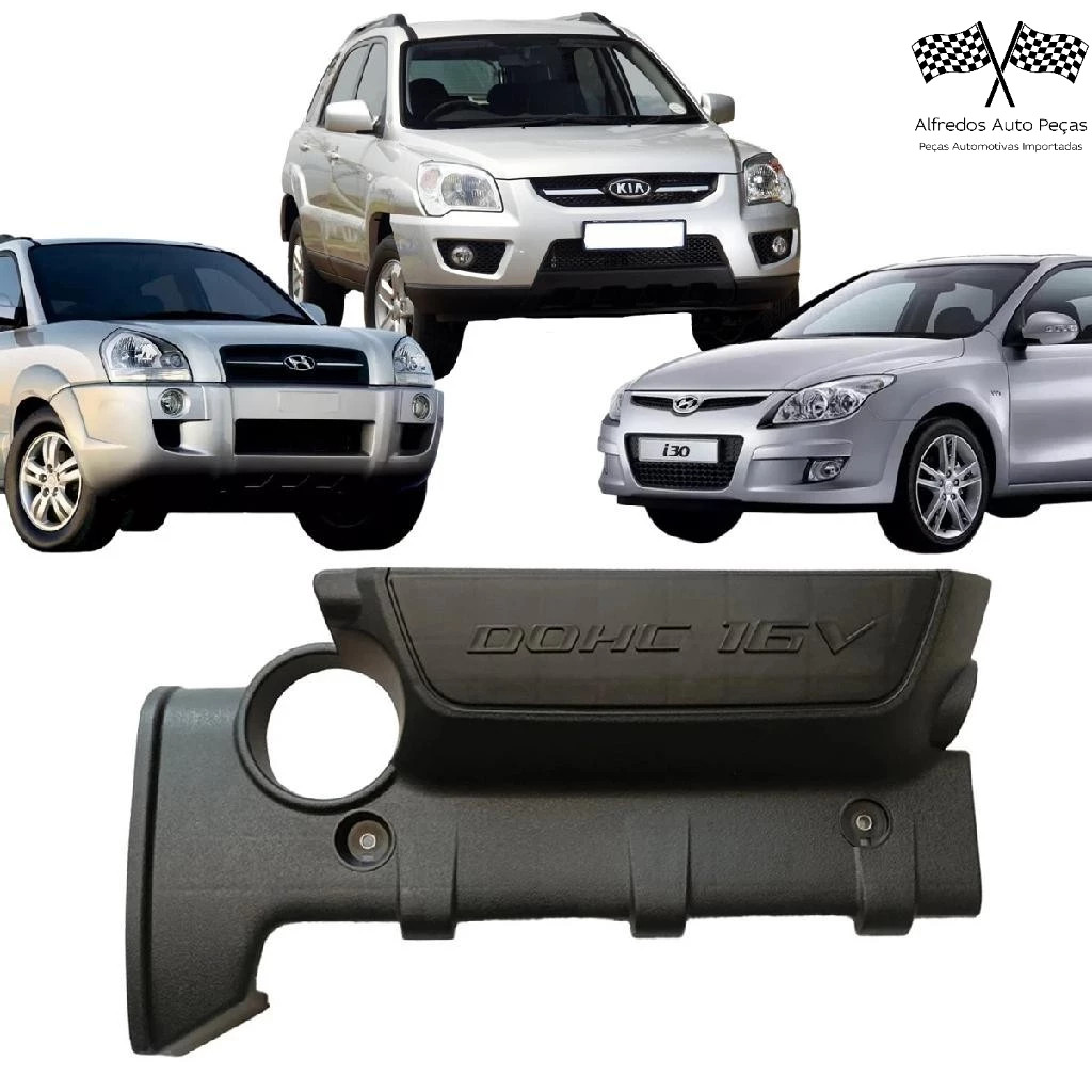 Capa Superior Tampa do Motor Tucson i30 Sportage 2924023150