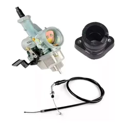 Kit Carburador Cg 150 Titan 2004 Ate 2008 + Coletor + Cabo Acelerador