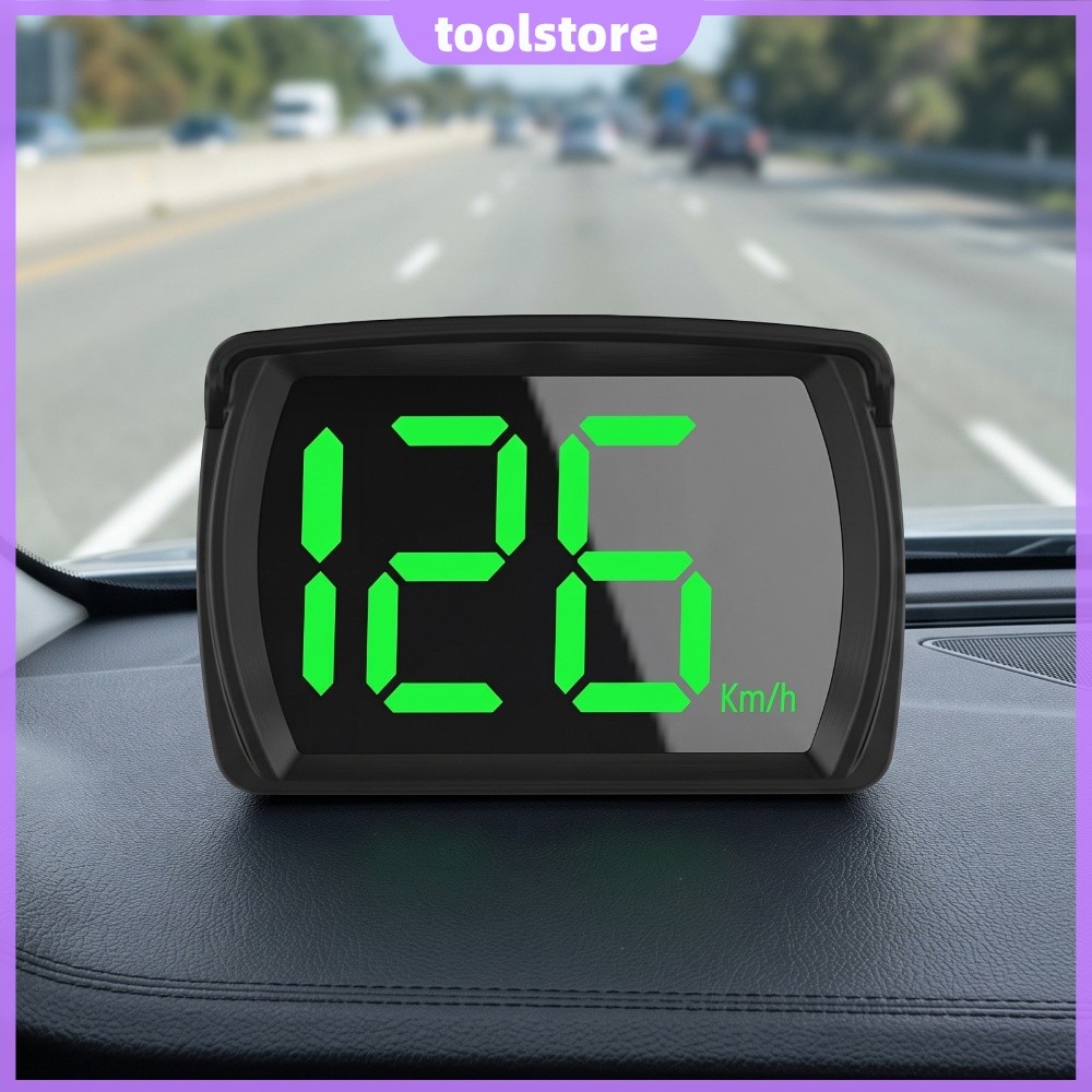 GPS Dual Chip HUD Velocímetro De Carro USB Bold LED Interruptor Automático Para Carros Universais [toolstore.br]