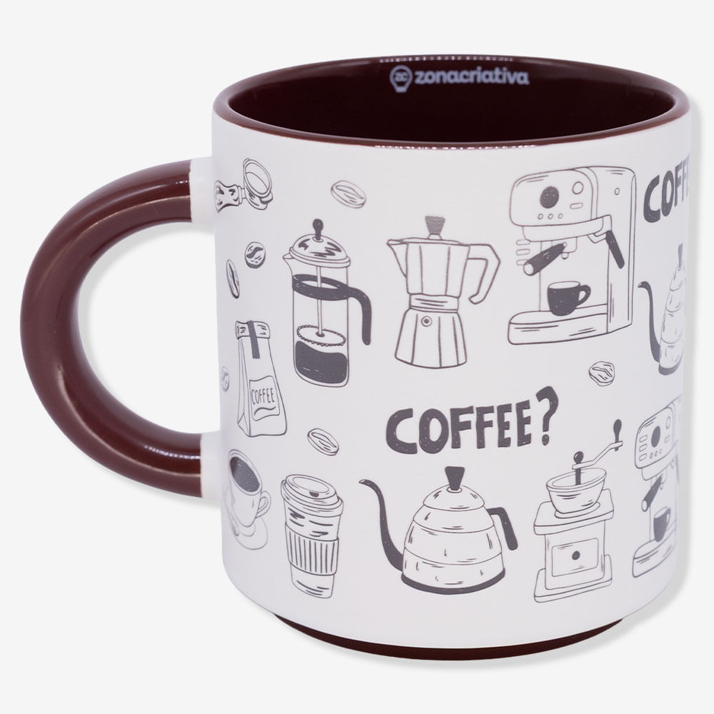 Caneca Grafite Café - Zonacriativa