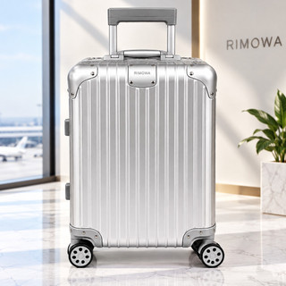 Mala de Bordo Rimowa em Alumínio e Policarbonato com Rodinhas 360° para Viagem e Cabine