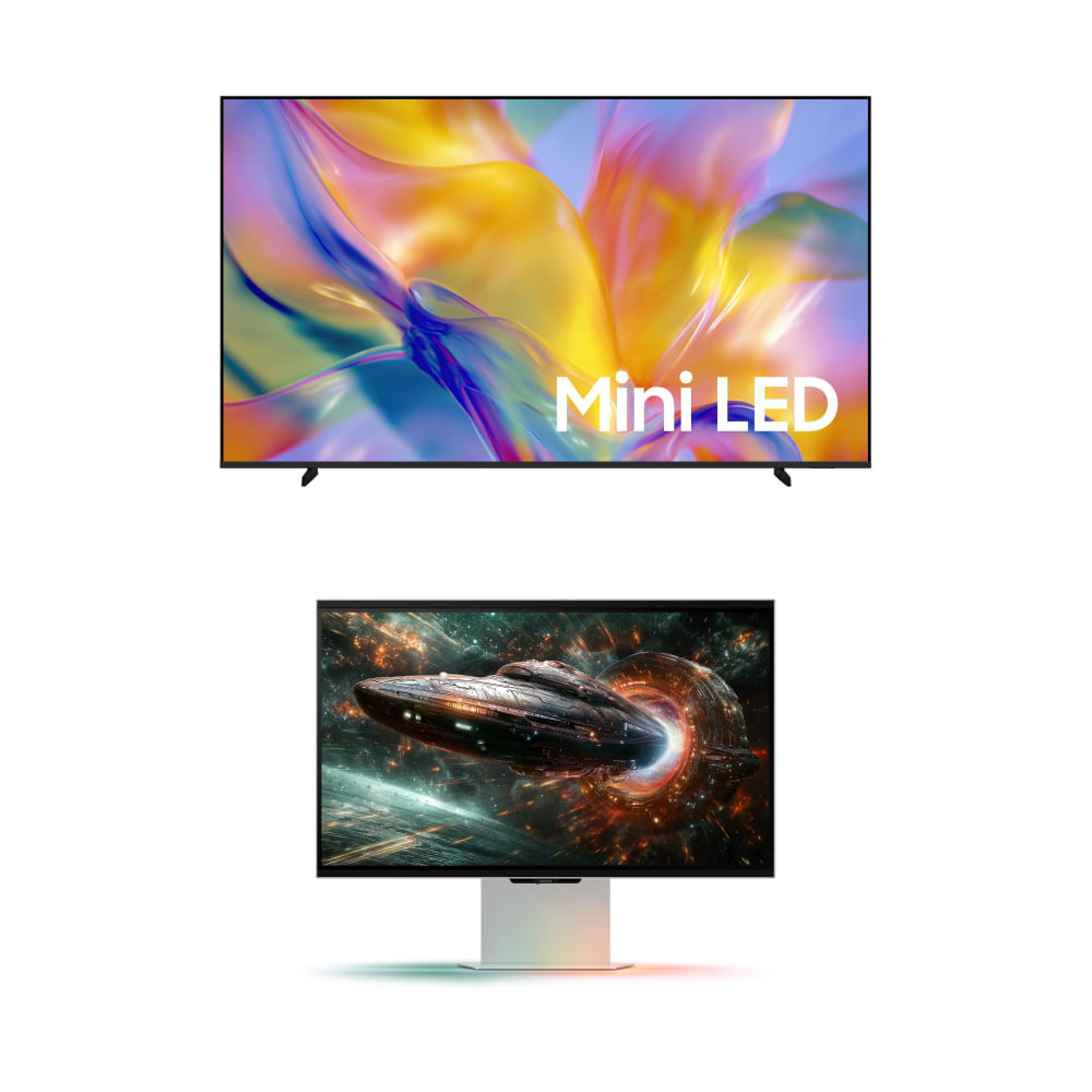 Samsung Smart TV 100" Mini LED 4K + Monitor Odyssey 3D 27"