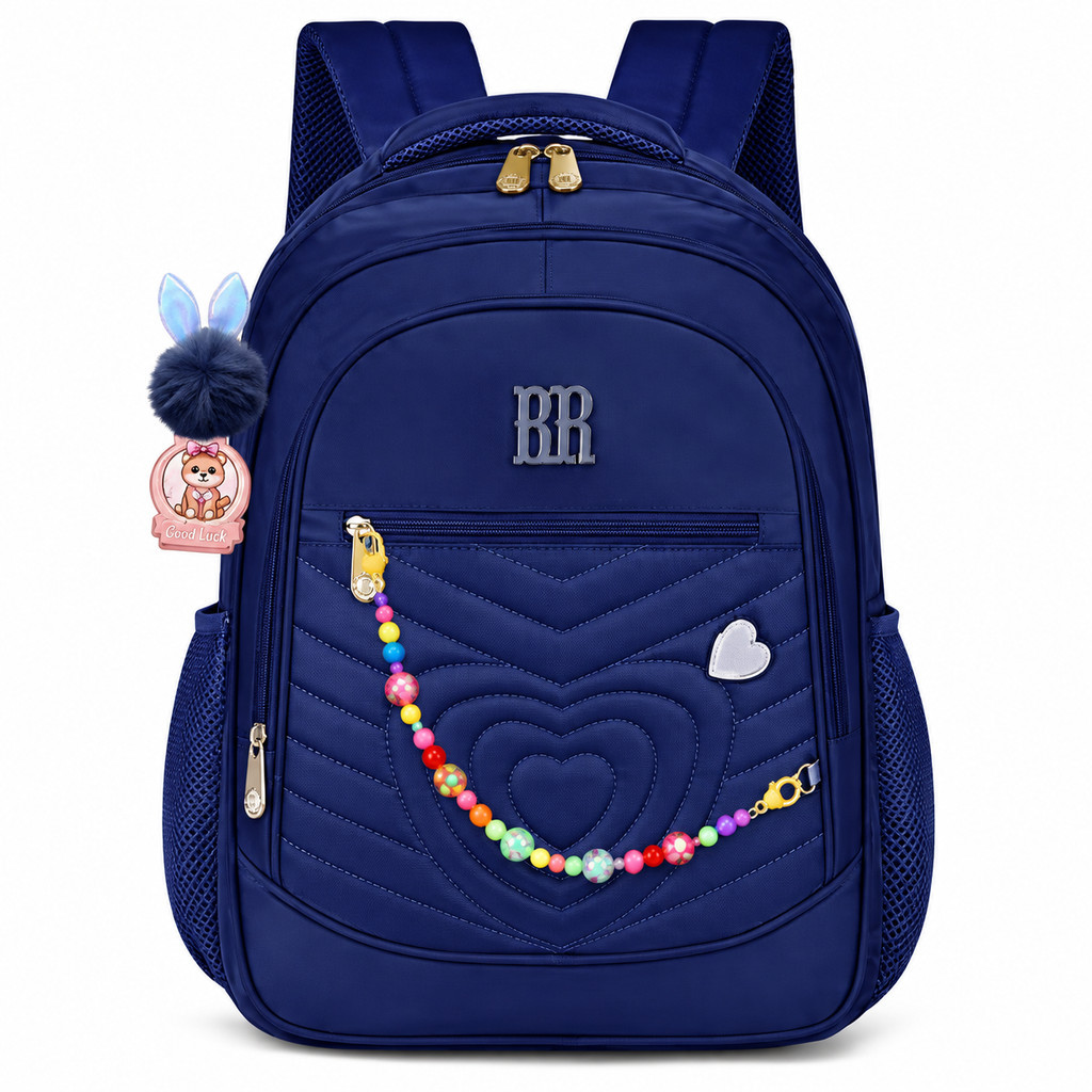 Mochila Escolar Menina Design Moderno com Grande Espaço Interno e Alças Acolchoadas