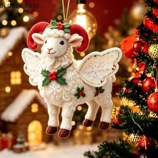 BEC 2D Plano Natal Cabra Pendurado Ornamento Material Ecológico Pingente Para Árvore De Espelho Do Carro Decoração Feria