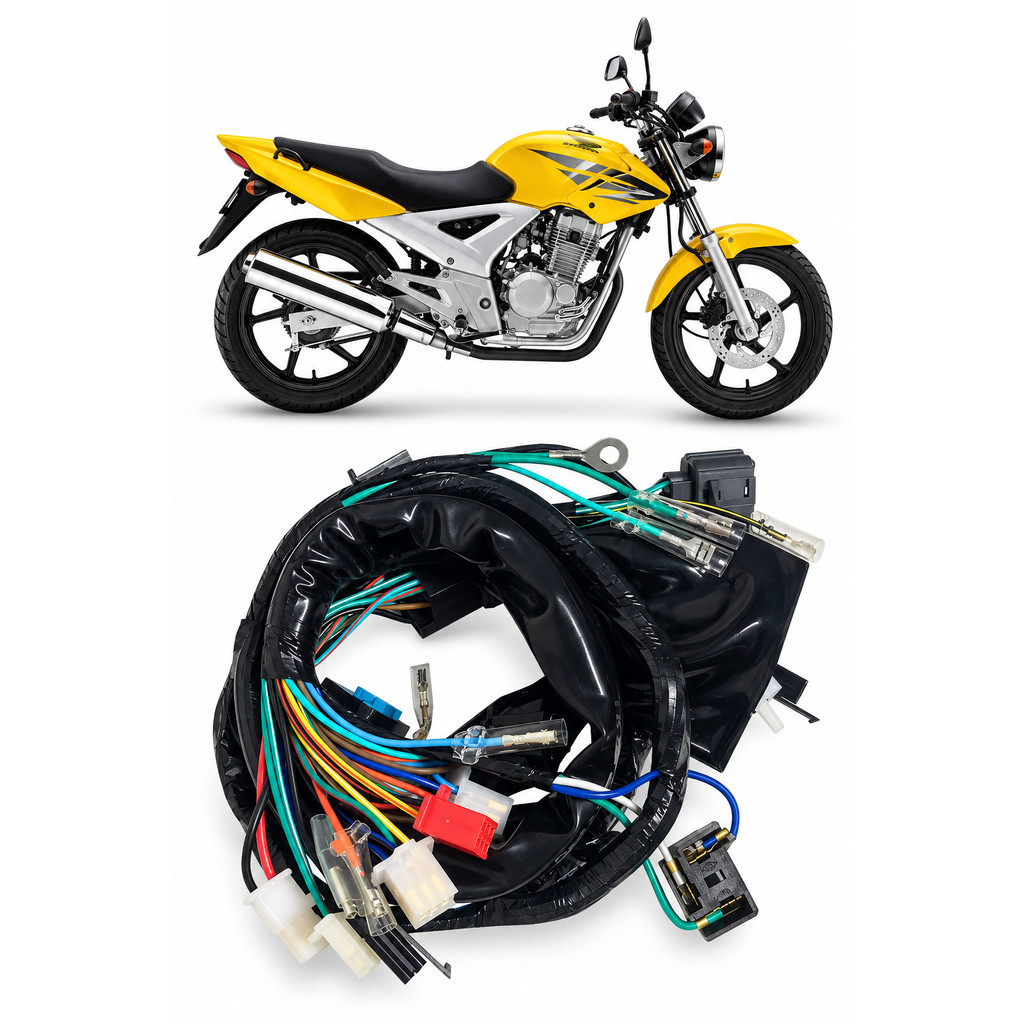 Chicote Principal Completo Cbx 250 Twister 2006 Até 2008