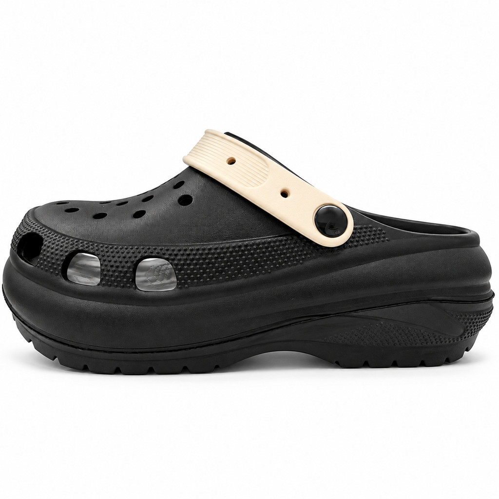Babuche Feminina Plataforma 5.5cm Sandália Leve Confortável Antiderrapante