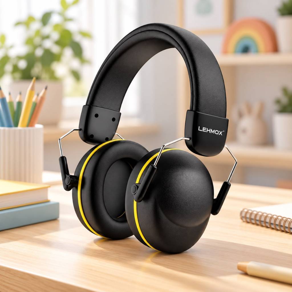 Abafador Ruído Proteção Auricular Tipo Concha 32DB Auditivo Tdah Segurança Autismo Adultos e crianças — imagem 2 de 2
