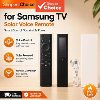 Controle Remoto por Voz para Samsung QLED 8K Smart TV - Controle de Streaming e Player de Filme, Netflix, Prime