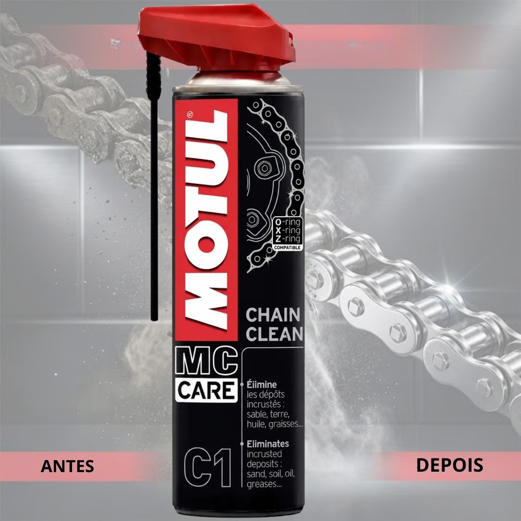 LIMPA CORRENTE para moto MOTUL C1 CHAIN CLEAN 400ml