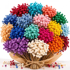 Flores Sempre Vivas Seca Colorida Buquê para Arranjos Decoração Artesanato Premium Lembrancinhas Pronta Entrega