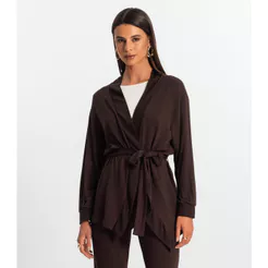 Cardigan Feminino Rovitex Marrom