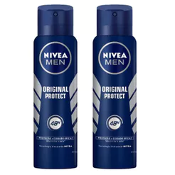 Kit Desodorante Aerosol Nivea Men Original Protect 150ml - 2 unidades