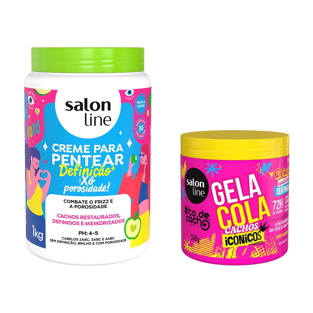 Kit Selagem Máxima com Creme para Pentear + Gelacola #todecacho 500g