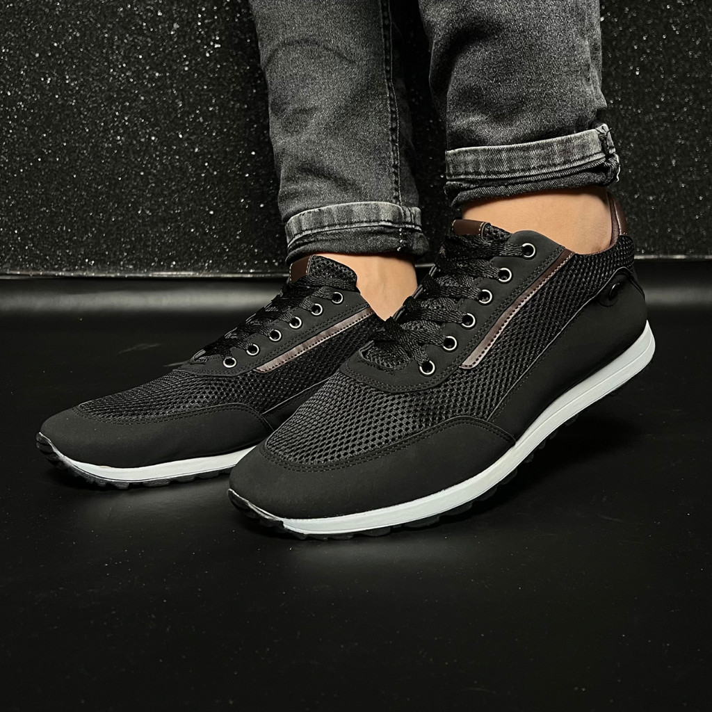 Tênis Masculino Jogger Casual Moderno Com Alto Conforto Top