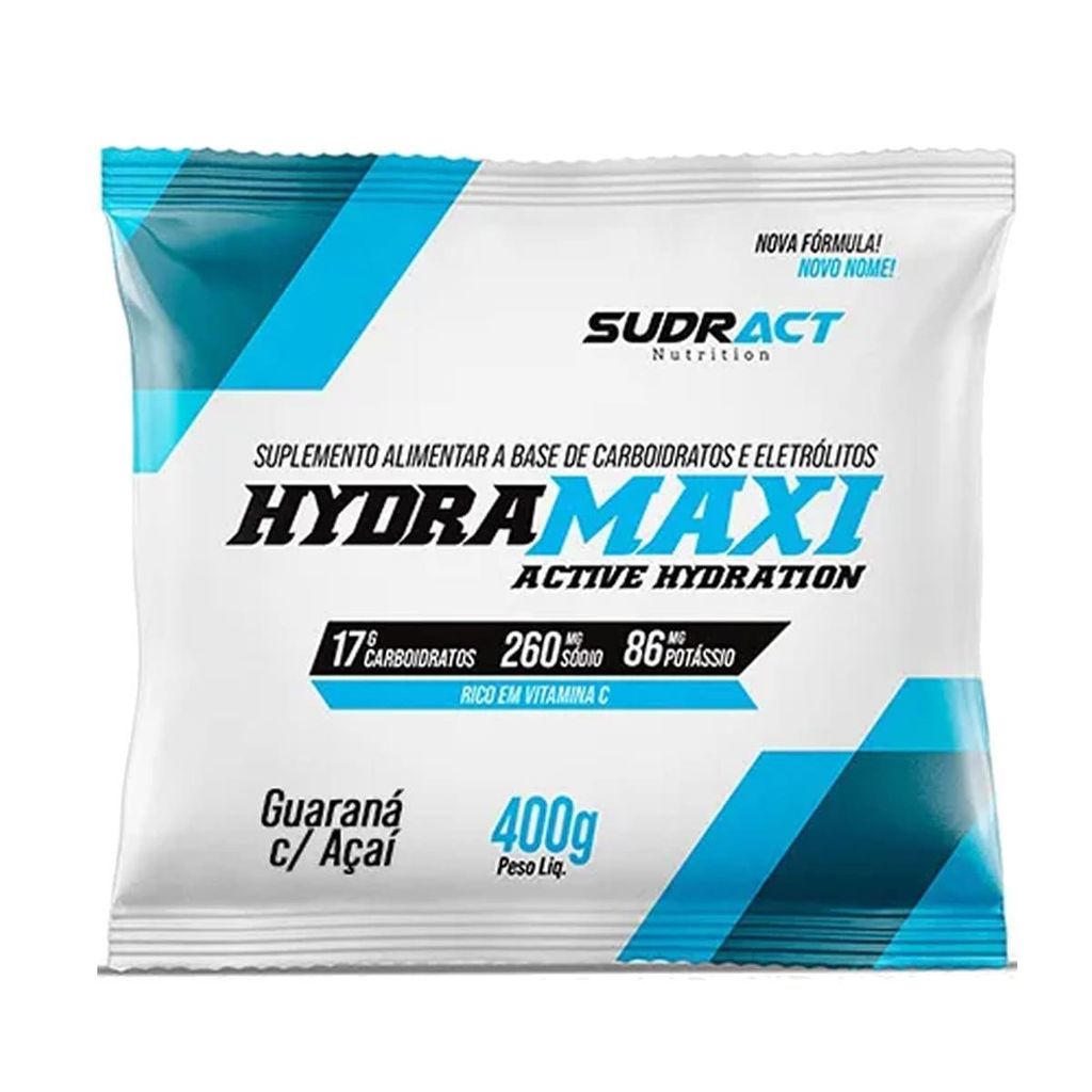 Hydramaxi Isotônico em Pó - 400g Refil Guaraná com Açaí - Sudract Nutrition