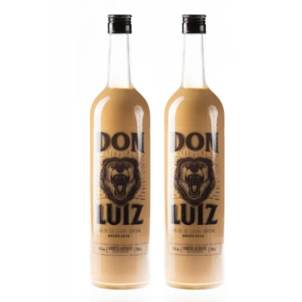 KIT 2 UNIDADES LICOR DE DOCE DE LEITE DON LUIZ 750ML