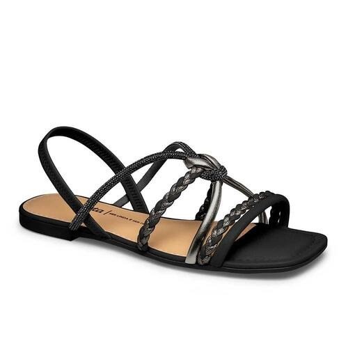 SANDALIA RASTEIRA DAKOTA PRETO Y9601