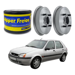 Tambor De Freio Traseiro Ford Fiesta 1.6 2000 A 2002