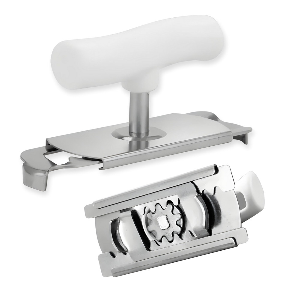 Abridor de Tampas e Potes de Vidro Inox Ajustável Ideal para Frascos, Conservas e Garrafas Uny Home
