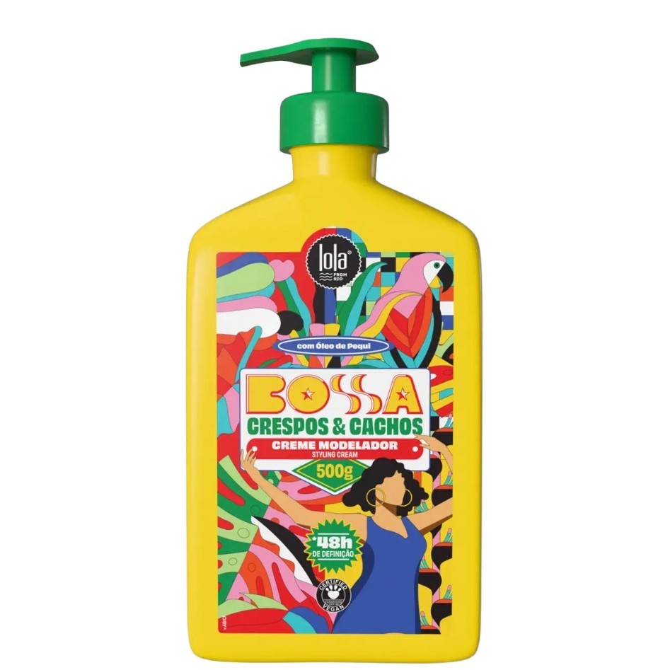 Creme Lola From Rio Modelador Bossa Crespos & Cachos 500g em Oferta na Shopee