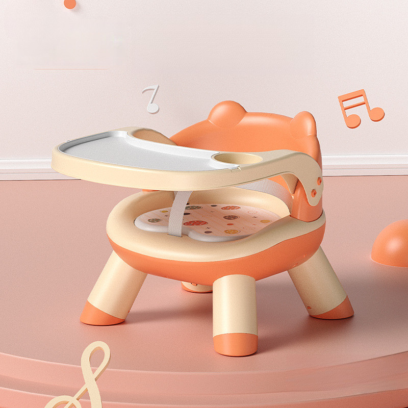 Cadeira de jantar infantil, cadeira de carro para bebê, cadeira com encosto, banquinho de desenho animado