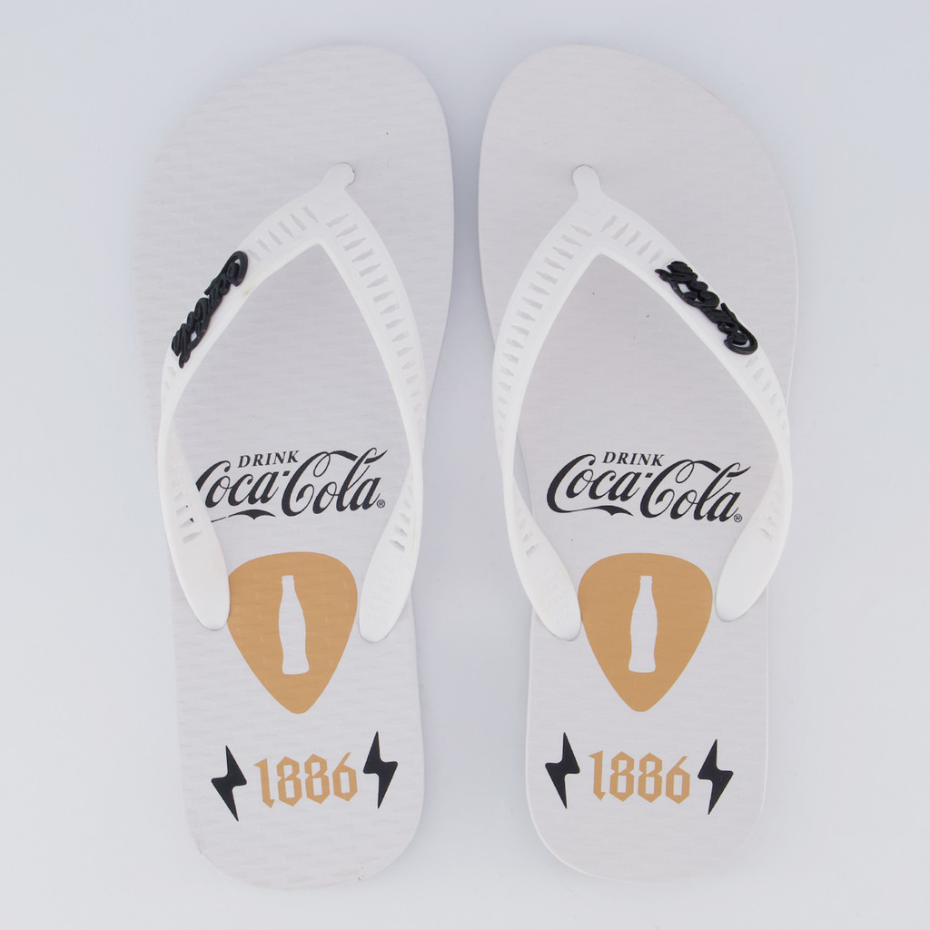 Chinelo Coca Cola Amplify Branco em Oferta na Shopee