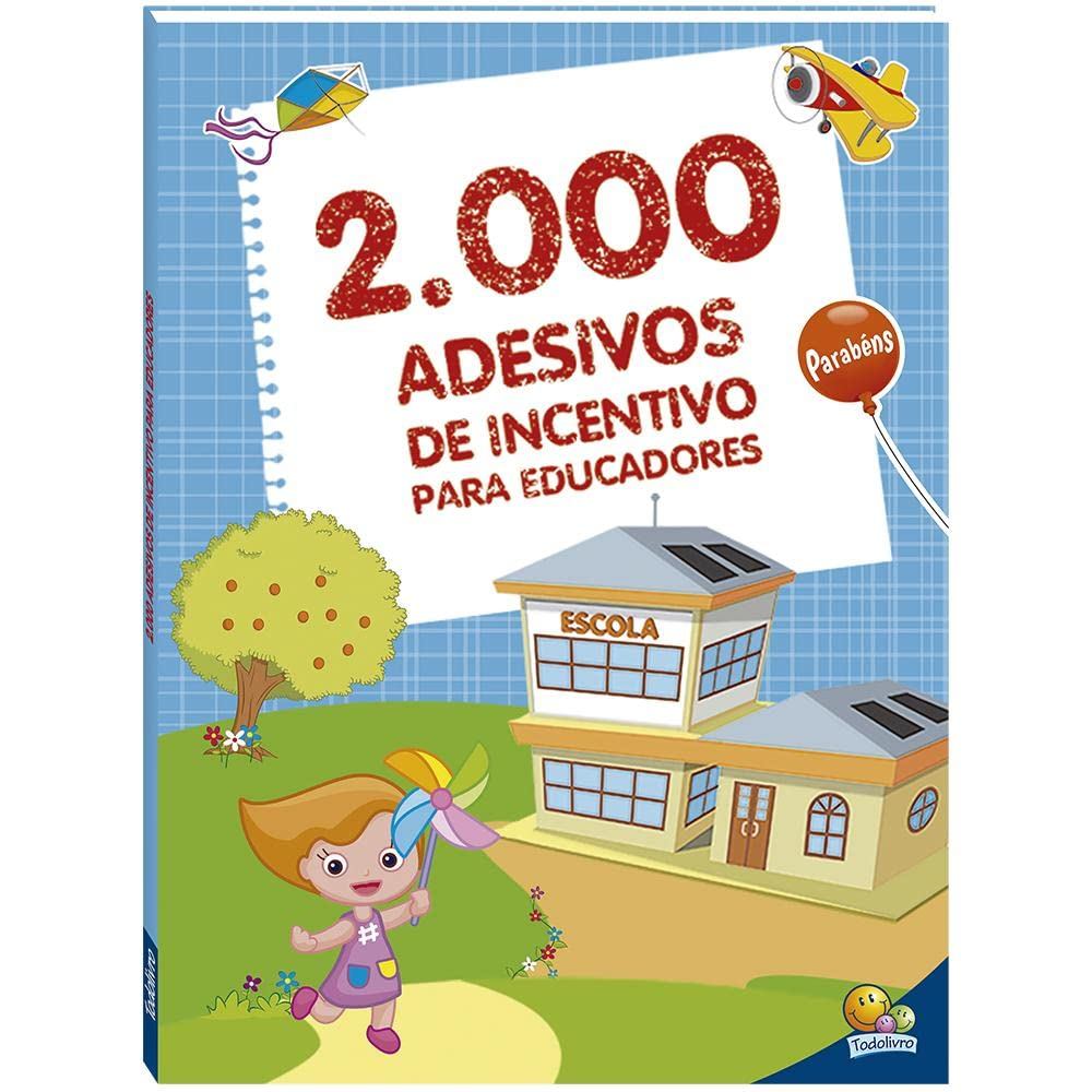 2000 Adesivos de Incentivo para Educadores | Brochura em Oferta na Shopee