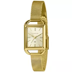 RELÓGIO LINCE FEMININO DOURADO RETANGULAR LQG4790L24 C1KX