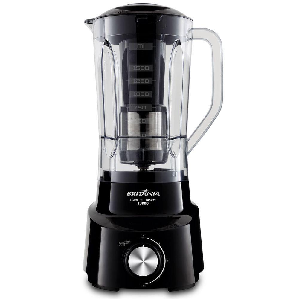 Liquidificador Britânia Diamante Preto 1050W 110V em Oferta na Shopee