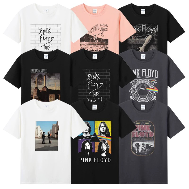 Music.Soul Camiseta Masculina Unissex Pink Floyd Banda Rock The Wall Dark Side Moon Estilosa Retrô